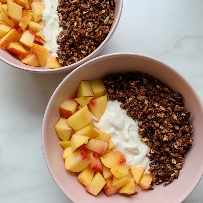 czekoladowa granola z patelni