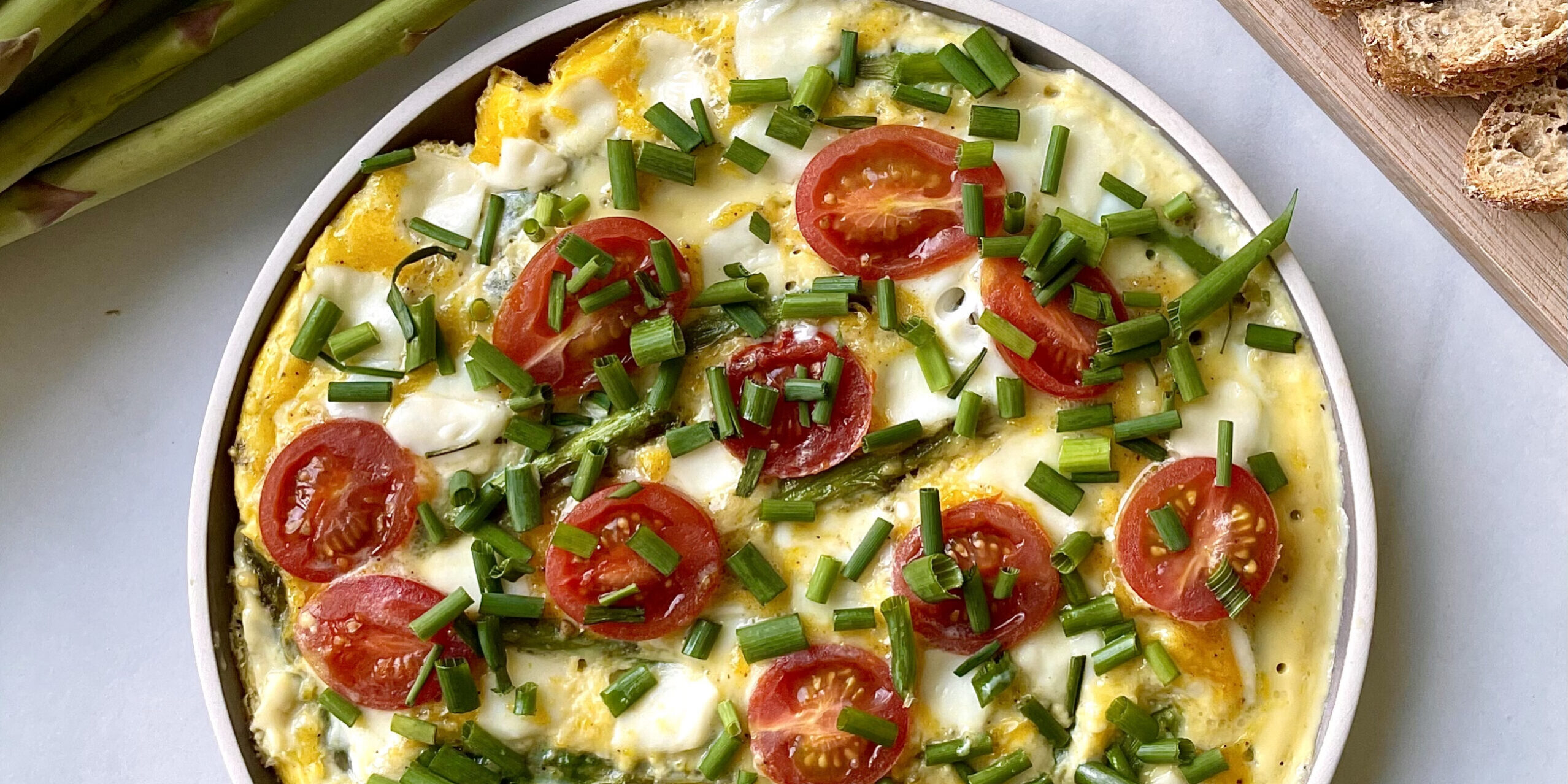 Omlet ze szparagami