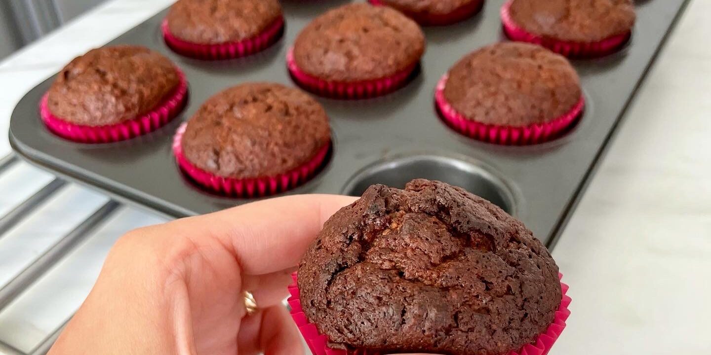 Muffiny podwójnie czekoladowe