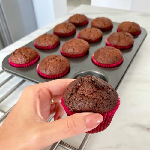 Muffiny podwójnie czekoladowe