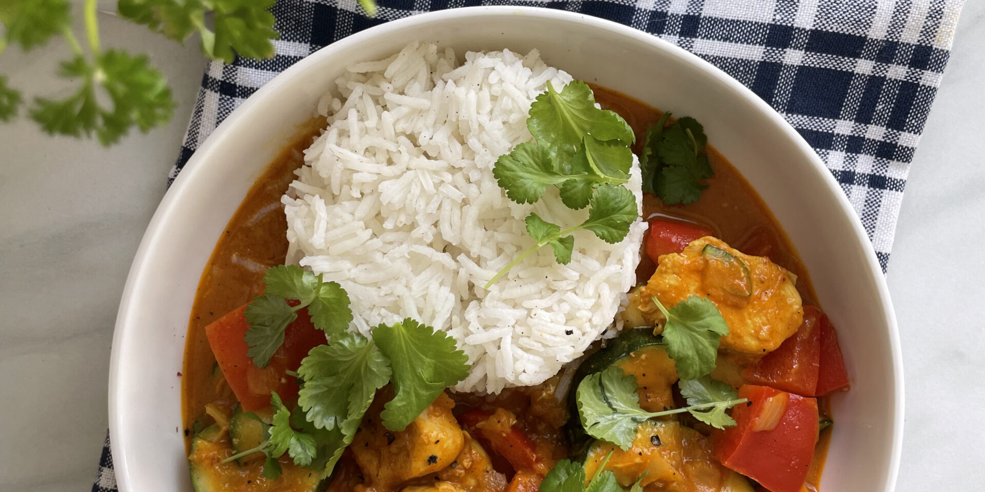Curry z kurczakiem i warzywami