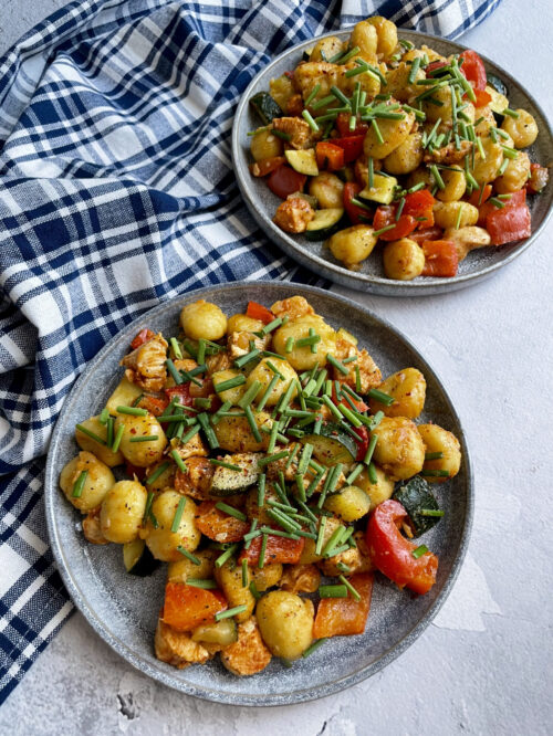 Gnocchi z kurczakiem i warzywami