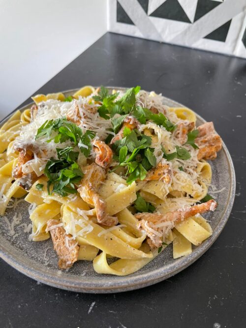 Tagliatelle z kurkami
