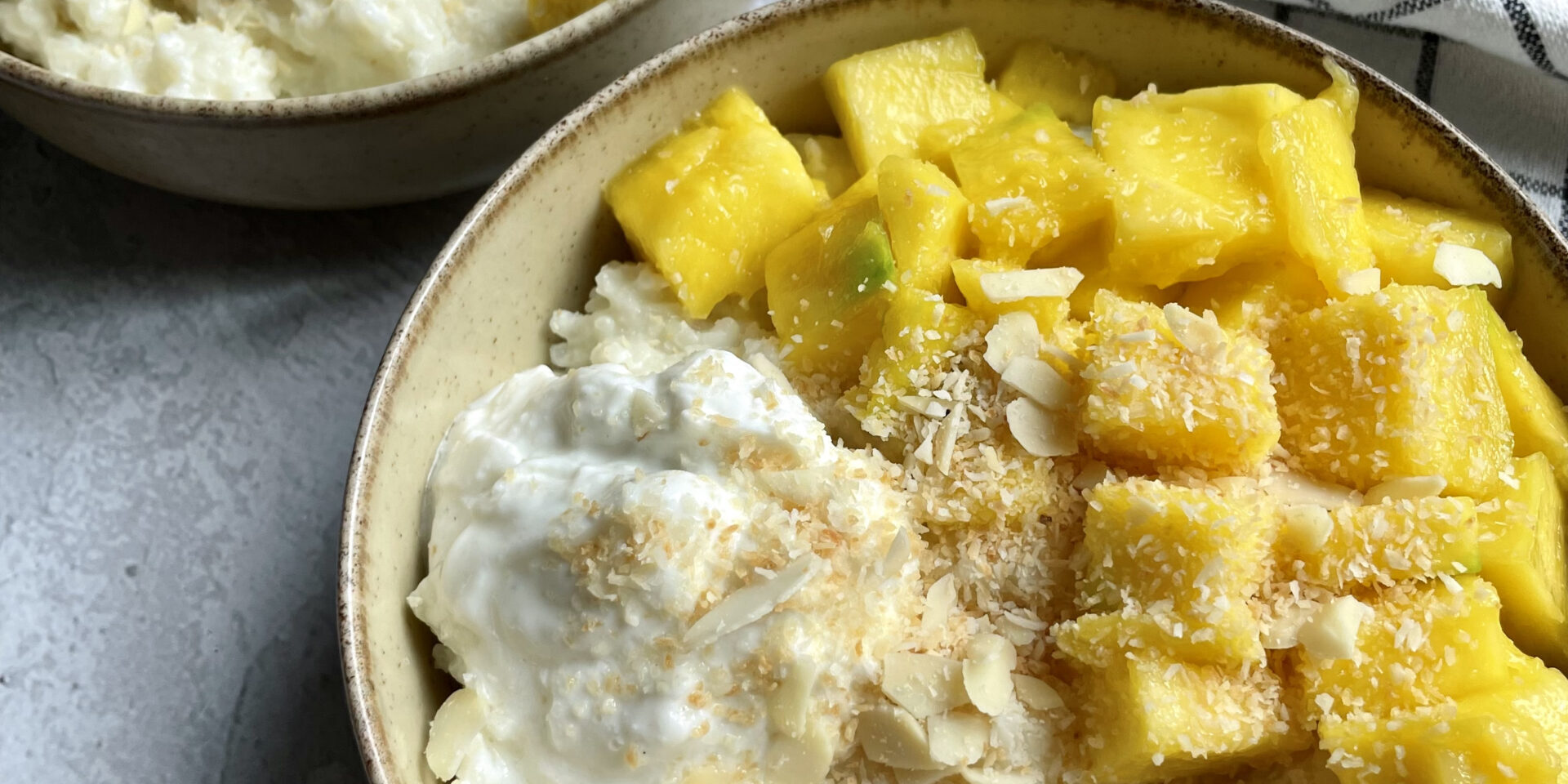 kokosowy ryż z mango